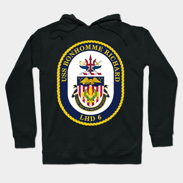 USS Bonhomme Richard wo Txt Hoodie by twix123844